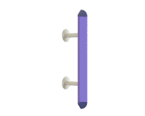 Ultra on dumbbel brackets on vinylac core white PNG