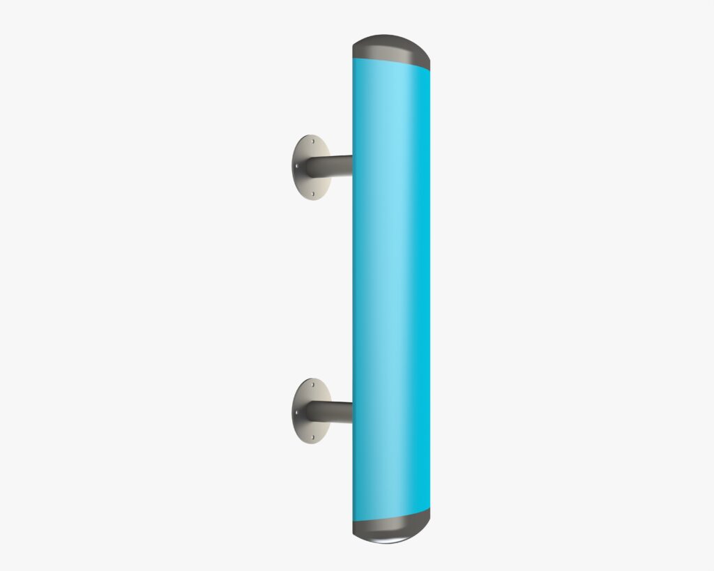 Ellipse on dumbbell brackets on ali core white background JPEG